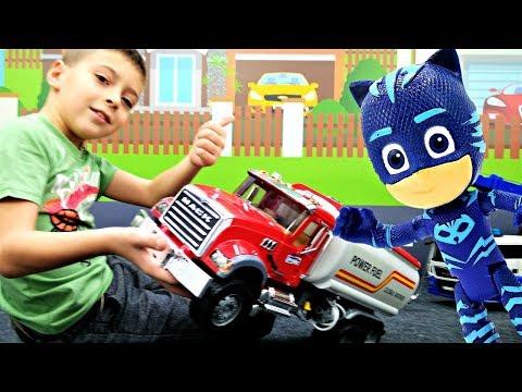 Новые #ГероивМасках и Мультик про Машинки #Bruder 