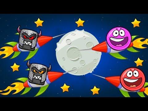 КРАСНЫЙ ШАР против МАЙНКРАФТА - Смотреть ИГРУ как МУЛЬТИК - Red Ball 4 для детей малышей