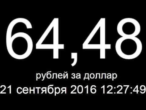 Курс доллара, евро, цена нефти сегодня, 21 сентября 2016 онлайн