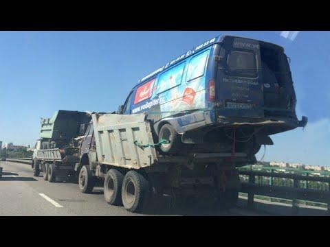 ПРИКОЛЫ ИЗ ЖИЗНИ 2021 ДАЛЬНОБОЙ | Необычные случаи и смекалка дальнобойщиков #25