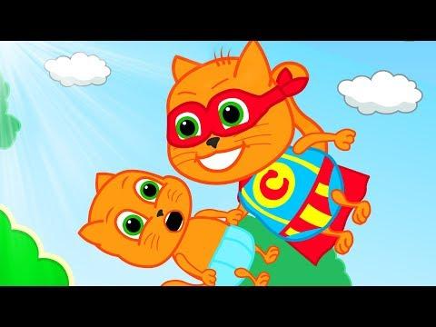 Cats Family - Cartoon for Kids | New Episode #13 | SUPERHERO CAT STORIES