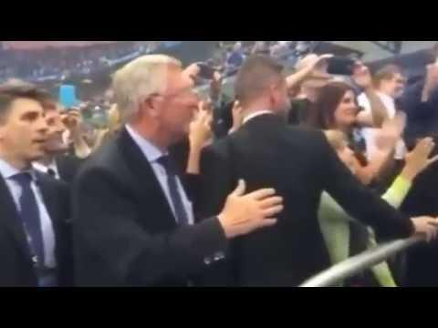 Роналду и Фергюсон на ЕВРО 2016