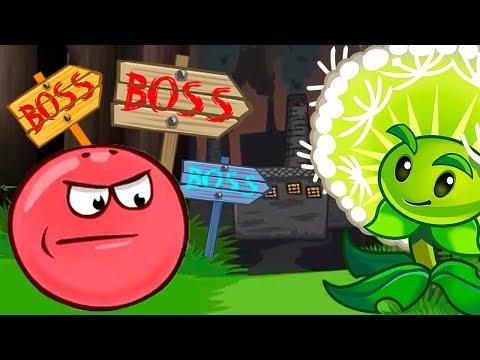Несносный Красный Шарик - Смотреть ИГРУ как МУЛЬТИК - Red Ball 4 для детей малышей