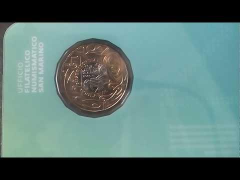 Биметаллические монеты стран мира Сан Марино 5 евро 2016 (54) Юбилейный год милосердия