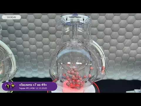 Столото представляет | Лотерея «Гослото «7 из 49». Тираж №11496  от 12.10.2020 г.