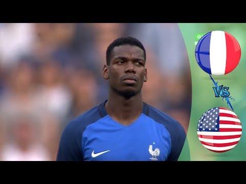 ФРАНЦИЯ - США. ПОДРОБНЫЙ ОБЗОР МАТЧА. 09.06.2018 (HD)