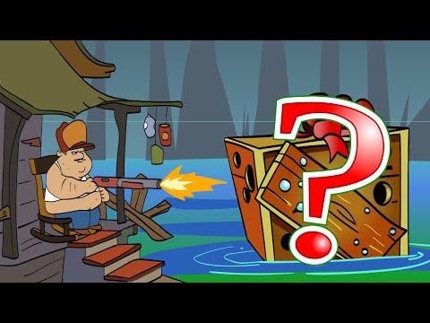 АТАКА на БОЛОТЕ Угадай КТО В ЯЩИКЕ? Мультик Игра для детей Swamp Attack