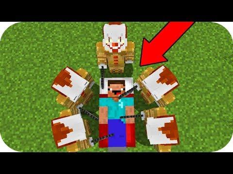 НУБ ЗАТРОЛЛЕН НЕВИДИМЫМ ПРО КЛОУНОМ ОНО ПЕННИВАЙЗ В МАЙНКРАФТ ! ТРОЛЛИНГ MINECRAFT Мультик