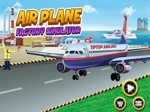 Airoplane Factory simulator | Kids Airplane Wash | Cartoon Vehicles For Children