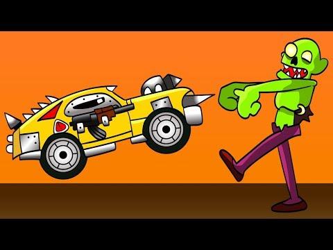 КАК УЕХАТЬ от ТОЛПЫ ЗОМБИ? Давим и Расстреливаем МОНСТРОВ Игра как Мультик Zombie Road Trip
