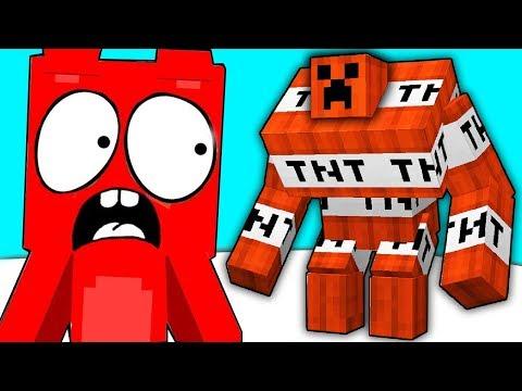 ЖЕЛЕЙНЫЙ МИШКА ПРОТИВ МУТАНТ ИЗ ДИНАМИТА В МАЙНКРАФТ ~ ИСПЫТАНИЯ МУЛЬТИК MINECRAFT ! МЕДВЕДЬ НУБ