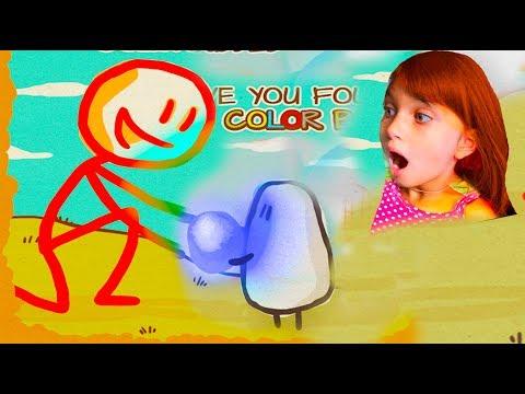 ПРИКЛЮЧЕНИЕ маленького СТИКМЕНА ВЕСЕЛАЯ ИГРА как мультик детский летсплей