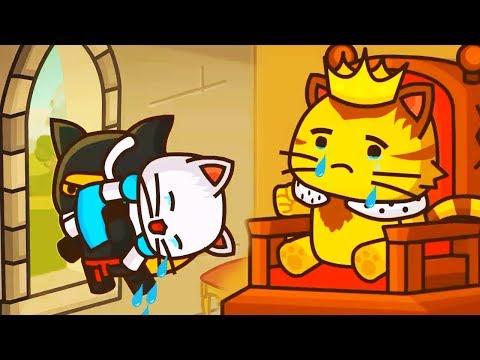 Ударная сила Котят Спасает Принцессу от Злых Лисят в новой мультик игре на детском канале #ФГТВ