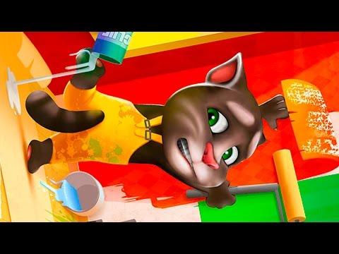 ГОВОРЯЩИЙ ТОМ #15 - СНЕГОВИК КУПИЛИ в МАГАЗИНЕ - мультик игра видео для детей #ПУРУМЧАТА