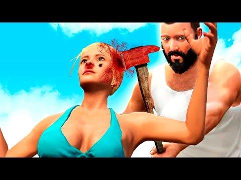 Gta 5 приколы, смешные моменты, трюки, удачные моменты #61