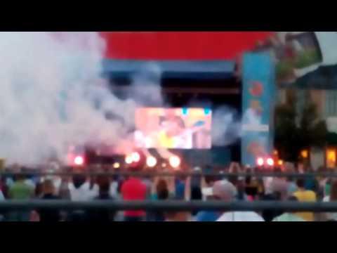 Харьков .Площадь Свободы .Фан зона . Евро 2016 .