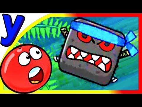 ПРоХоДиМеЦ Помогает КРАСНОМУ ШАРИКУ уцелеть против БОССА! #492 Мультик ИГРА Детям - Красный Шар