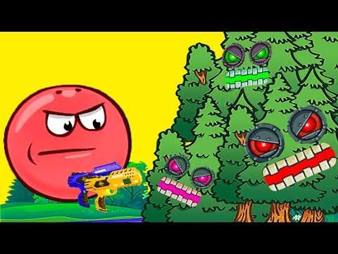 Несносный Красный Шарик - Смотреть ИГРУ как МУЛЬТИК - Red Ball 4 для детей малышей
