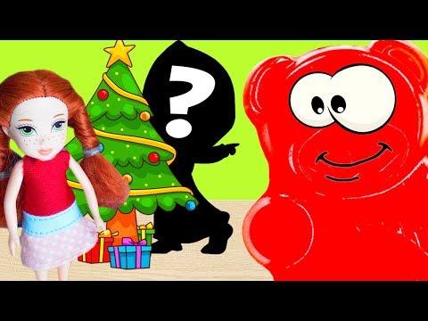 МУЛЬТИК ЖЕЛЕЙНЫЙ МЕДВЕДЬ ВАЛЕРА И ЕГО ПОДРУГА ЭЛЬКА DIY КАК НАРИСОВАТЬ И РАСКРАСИТЬ КУКЛЫ ШОУ