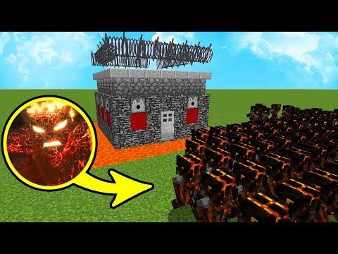 100,000 ЛАВОВЫЙ МОНСТР ПРОТИВ САМЫЙ ЗАЩИЩЕННЫЙ ДОМ В МАЙНКРАФТ Монстр minecraft Мультик для детей