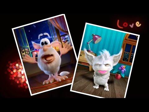 Буба(Booba)и Спуня(Spoony)поздравляют с Днем Рождения Лизу!Мультик+поздравление.Cartoon+greetings.