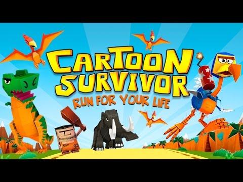 Cartoon Survivor - 3D Adventure Run Feisty Dinosaurs Tigers - Doo Doo the Dodo Kids Gameplay 2017