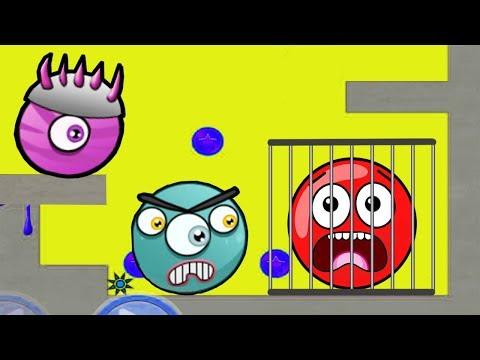 Красный Шарик - Смотреть ИГРУ как МУЛЬТИК - Red Ball - для детей малышей