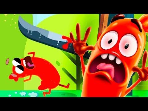 БЕГИ СОСИСКА БЕГИ #1 мультик игра для детей ПРИКЛЮЧЕНИЕ СОСИСКИ игровое видео для малышей