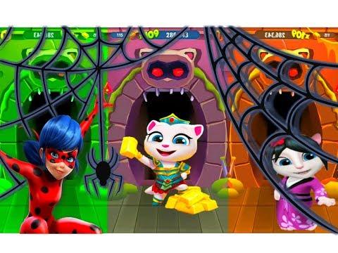 МОЙ ГОВОРЯЩИЙ ТОМ  БЕГ ЗА ЗОЛОТОМ #78 МУЛЬТИК ПРО КОТИКОВ  мультик игра УШАСТИК KIDS