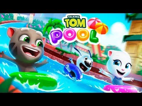 БАССЕЙН КОТА ТОМА #21 Аквапарк Тома мультик игра для детей Talking Tom Pool