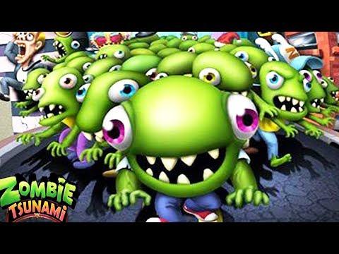 ZOMBIE TSUNAMIi #1 Игровой мультик для детей ПРО ЗОМБИ, веселый детский мультик игра для малышей