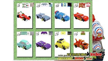 Всем смотреть Тачки 2 в Киндер Сюрприз! Russia new Disney Pixar Cars 2 Kinder Surprise Unboxing Joy