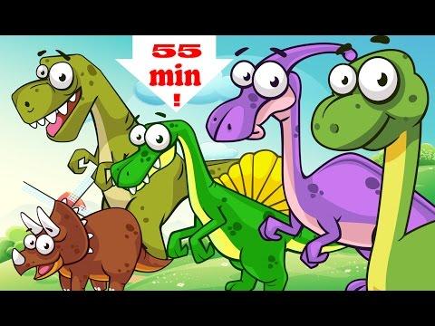 Gaint Dinosaurs Finger Family Mega Collection | Dinosaurs T-REX Cartoon For Children
