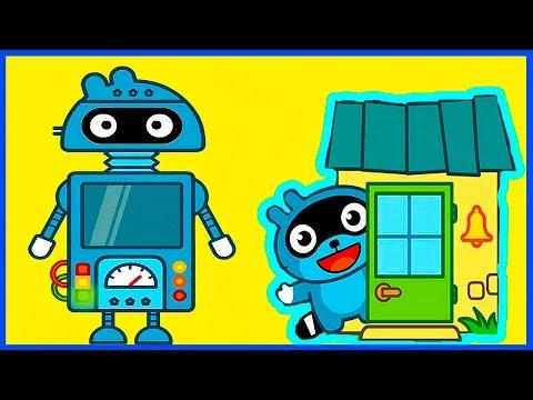 Панго едет к своим друзьям - Мультфильм для детей - Мультик для малышей про Енота Pango