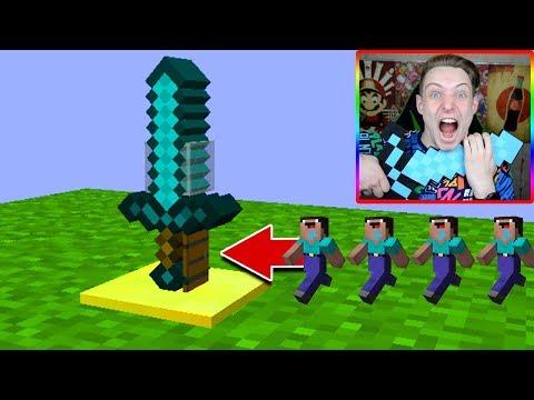 ДОМ ИЗ АЛМАЗНОГО МЕЧА В МАЙНКРАФТ ! НУБИК ПРОТИВ ИСПЫТАНИЕ ТРОЛЛИНГ MINECRAFT МУЛЬТИК