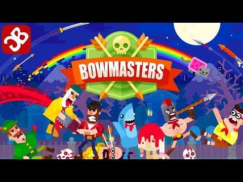 Новая серия мультик игра Сражение Лучников Безумная мультяшная видео Bowmasters
