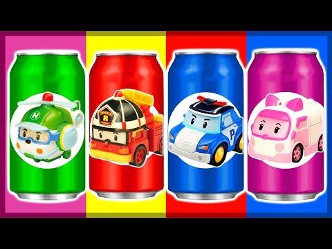 Мультик. Учим цвета. Робокары. Learn Colors. Fanta. Фанта.  Robocar. 로보카 폴리
