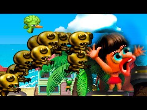 Zombie Tsunami #23 Игровой мультик для детей про ПОБЕГ ОТ ЗОМБИ веселый детский мультик игра