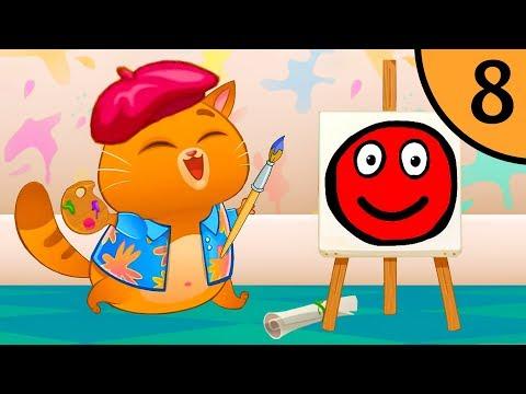Суровый КОТИК БУБУ #8. Музыка и рисование. Мультик ИГРА про котят на Игрули TV