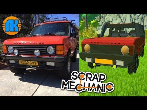 КОПИЯ LAND ROVER RANGE ROVER 1991  Scrap Mechanic  GAME FREE DOWNLOAD  СКАЧАТЬ СКРАП МЕХАНИК