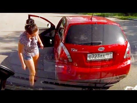 Бабы за рулем, приколы на дороге №37 2018