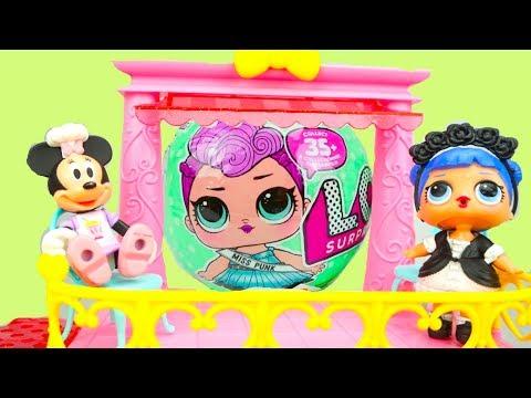 Мультик с игрушками ЛОЛ и Минни Маус, распаковываем сюрприз LOL. Сюрпризы и игрушки