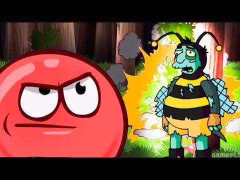 КРАСНЫЙ ШАР RED BALL 4 против БОССА БУРГЕРА #13 мультик игра для детей НЕСНОСНЫЙ КРАСНЫЙ ШАРИК