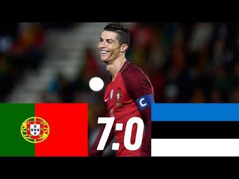 ПОРТУГАЛИЯ - Эстония 7:0 ● Подробный ОБЗОР МАТЧА ● СТАРЫЕ МАТЧИ