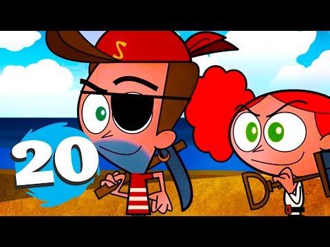 Саймон и Роуз - 20 Серия - Пираты Карибского моря смотреть онлайн мультик от KEDOO Мультфильмы для д