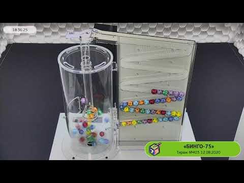 Столото представляет | Лотерея «Бинго-75». Тираж № 403 от 12.08.2020 г.