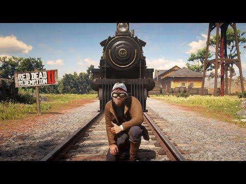 ФОКУС с ПОЕЗДОМ - Red Dead Redemption 2 - баги и приколы RDR 2