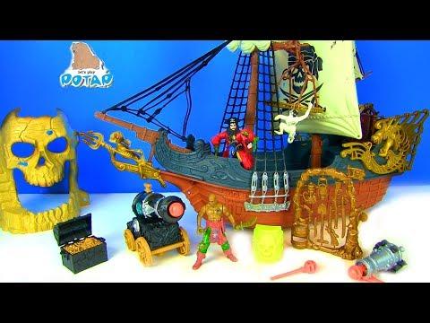 PIRATES! Toys For Kids Нападение Пиратов Акул! Видео для детей! Мультик с игрушками