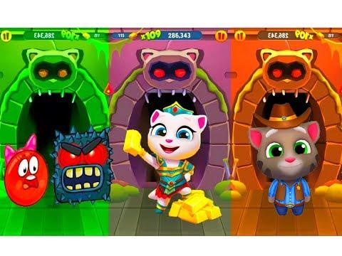 МОЙ ГОВОРЯЩИЙ ТОМ  БЕГ ЗА ЗОЛОТОМ #76 МУЛЬТИК ПРО КОТИКОВ  мультик игра УШАСТИК KIDS