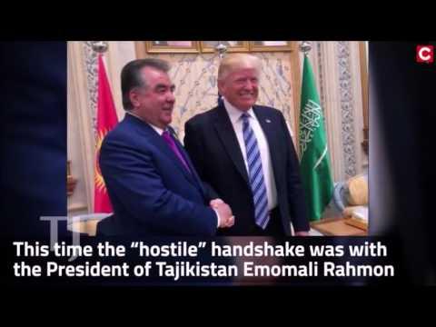 ШОК!!! ДОНАЛЬД ТРАМП ВПЕРВЫЕ ПРОИГРАЛ В РУКОПОЖАТИИ